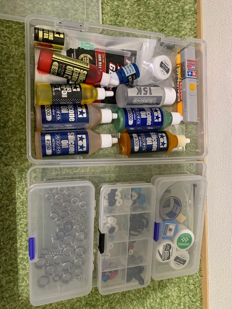 RC用工具、ケース、電動ドライバーとピッド付き