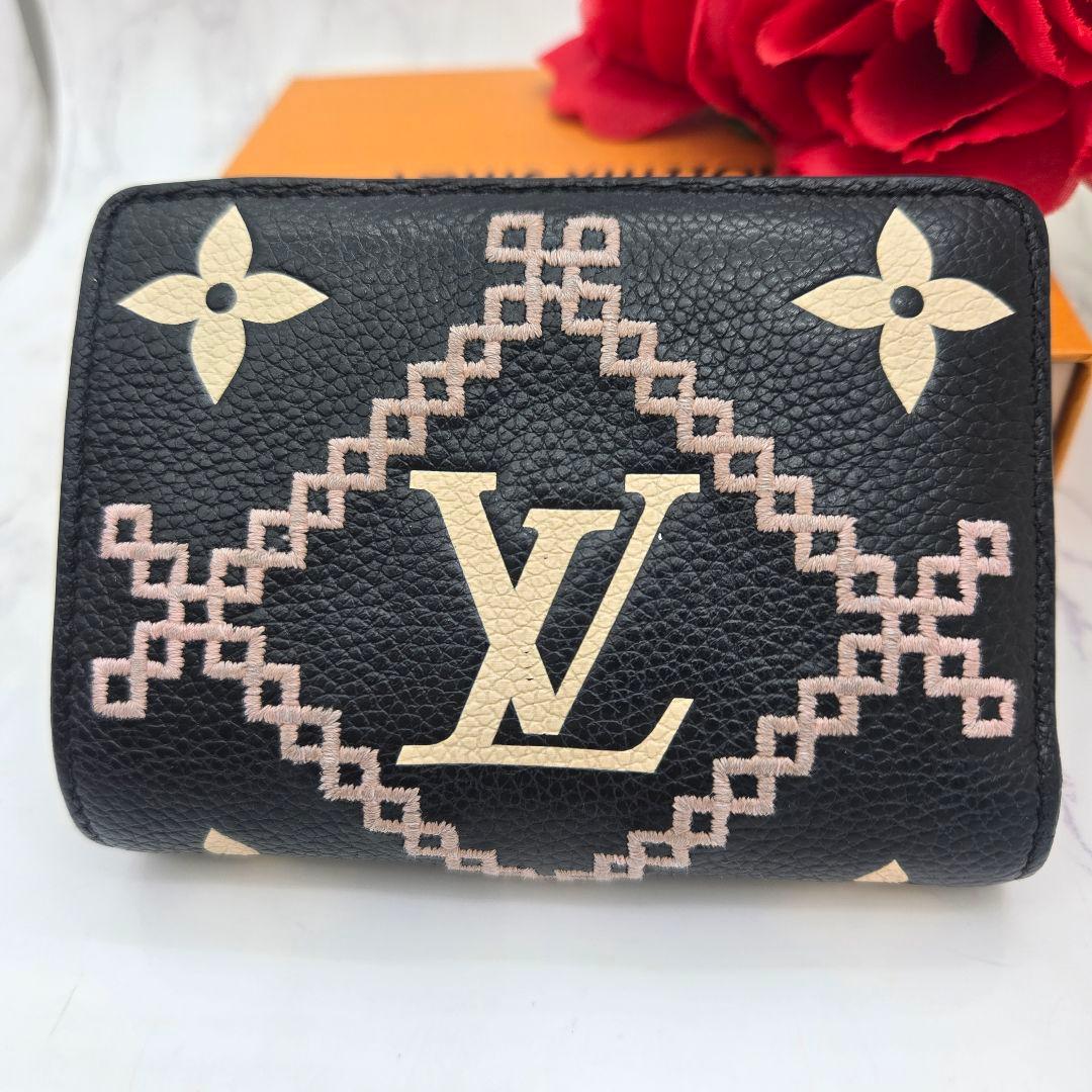 ルイヴィトン ポルトフォイユ クレア モノグラム アンプラント 折り財布 財布