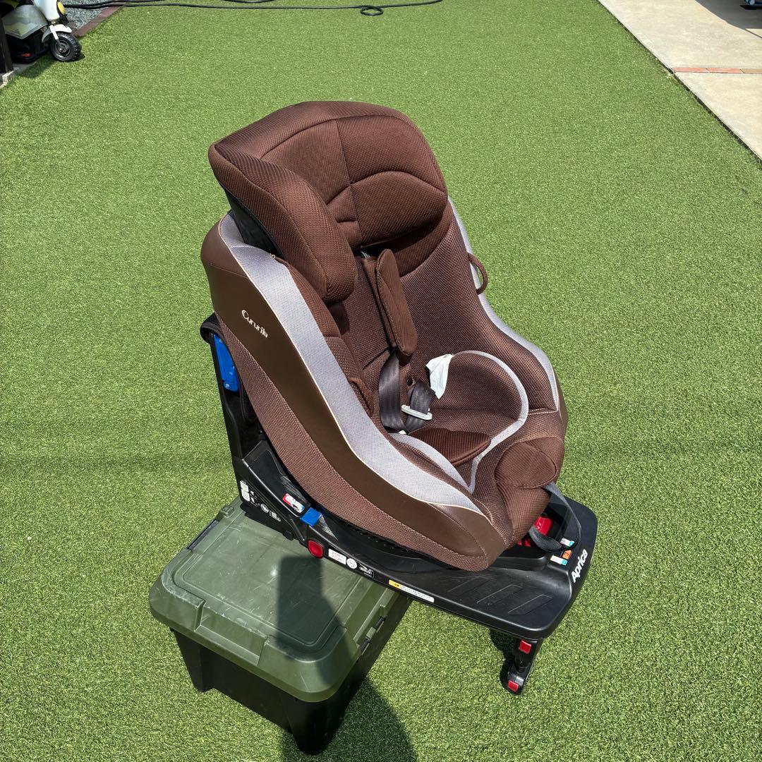 Aprica クルリラ ISOFIX チャイルドシート ブラウン