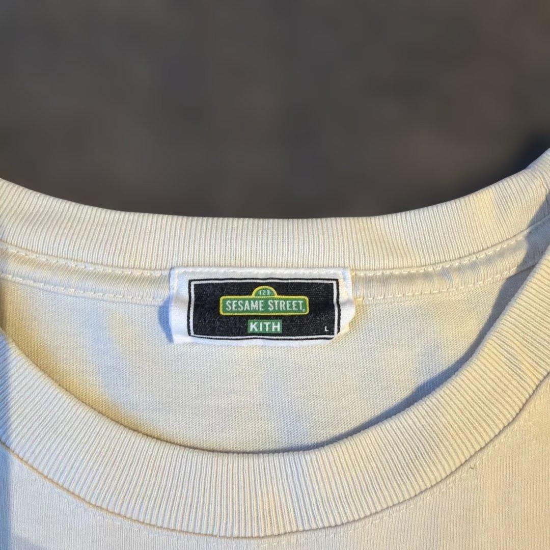 KITH セサミストリート Tシャツ Lサイズ クリーム