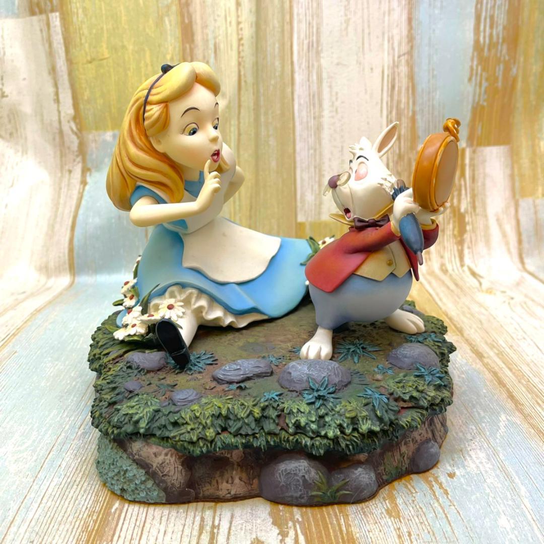 激レア★不思議の国のアリス 白うさぎ 小物入れ チェシャネコ フィギュア