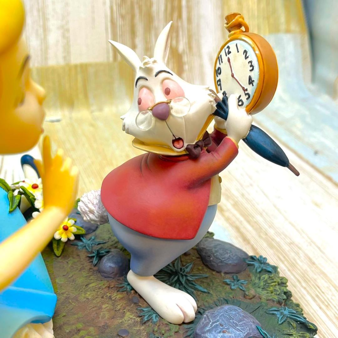 激レア★不思議の国のアリス 白うさぎ 小物入れ チェシャネコ フィギュア