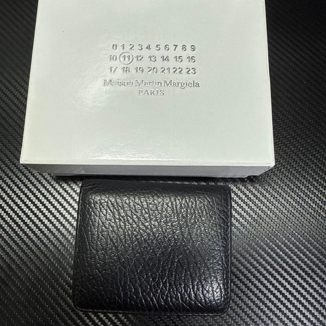 マルジェラ　二つ折り財布(黒)