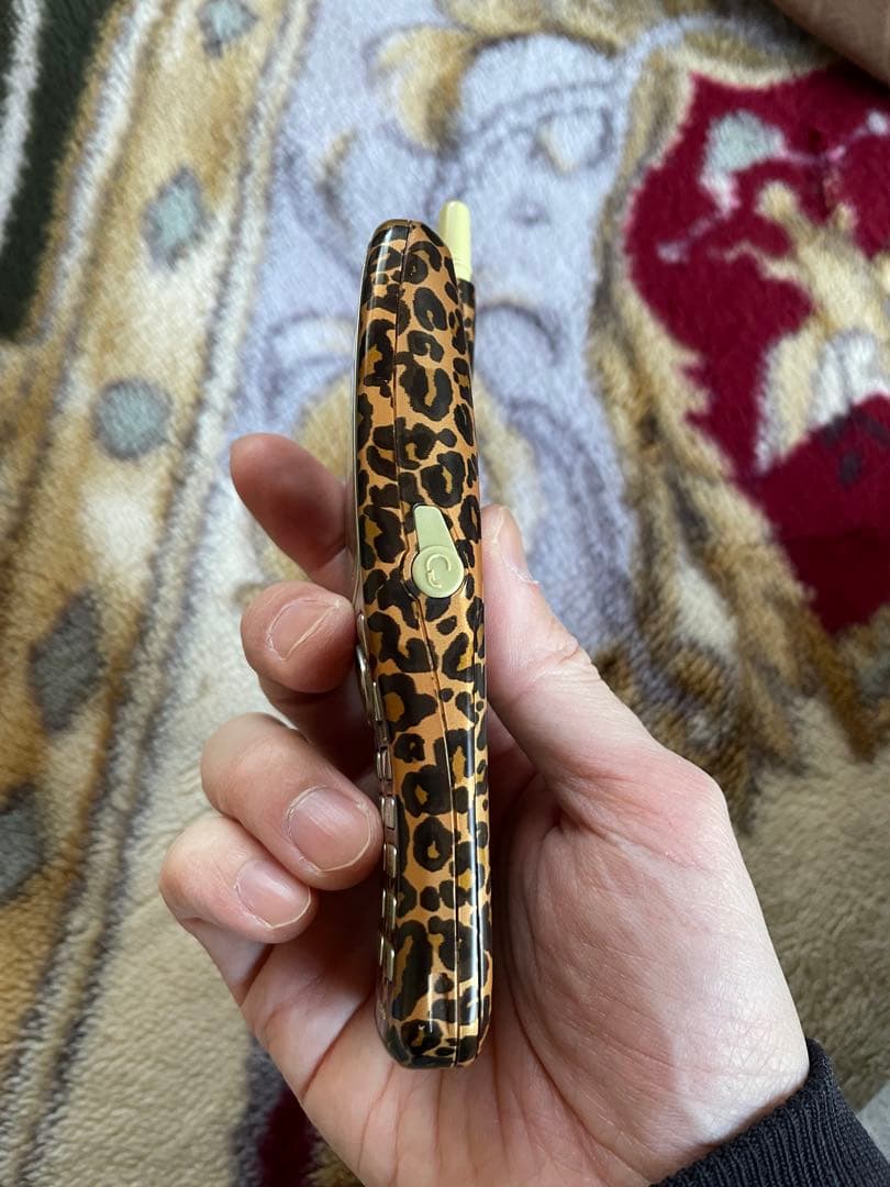 浜崎あゆみモデルTU-KA ヒョウ柄携帯電話セット(本体動作確認済)