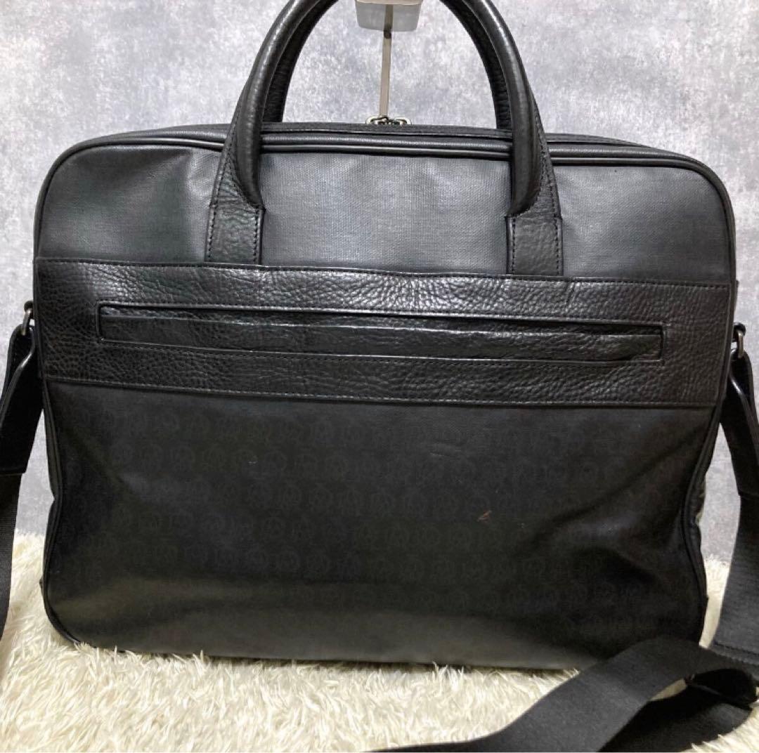 【極美品】dunhill ダンヒル ビジネスバッグ ウィンザー レザー ブラック