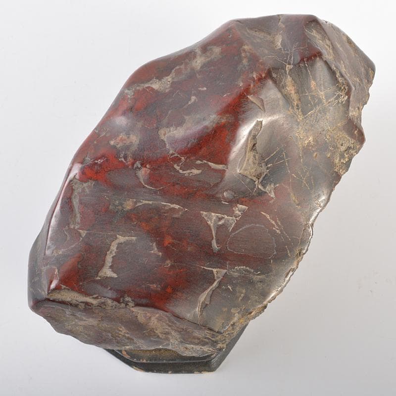 Gojyo　天然石　佐渡赤玉石　赤石　重さ約1.1kg　台付　VR6363