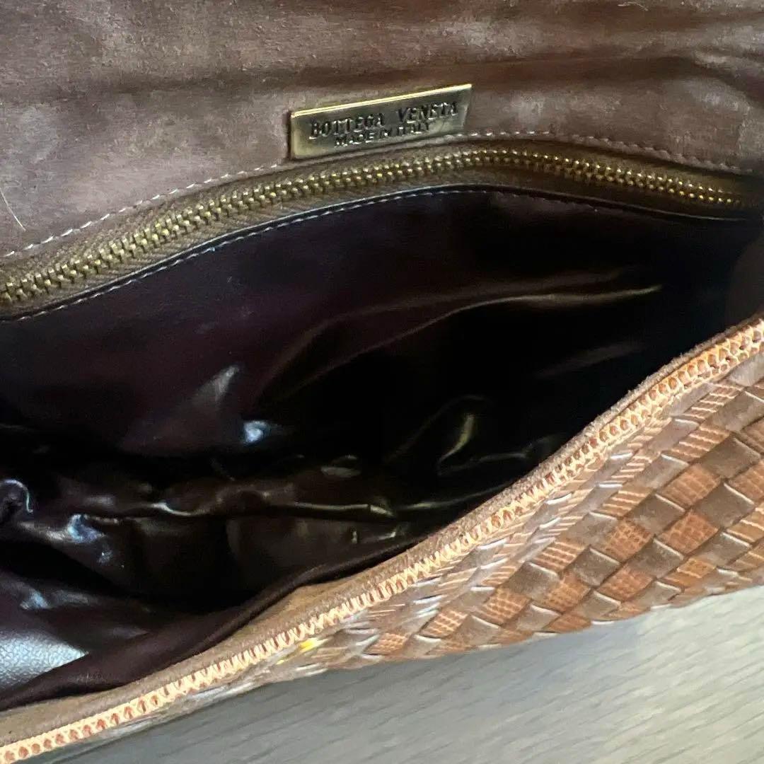 BOTTEGA VENETAショルダーバック　ブラウン