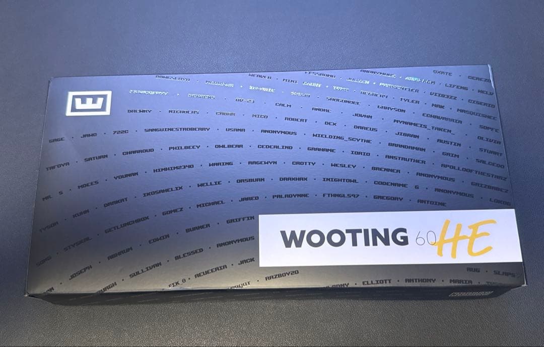 Wooting 60HE キーボード　トミ