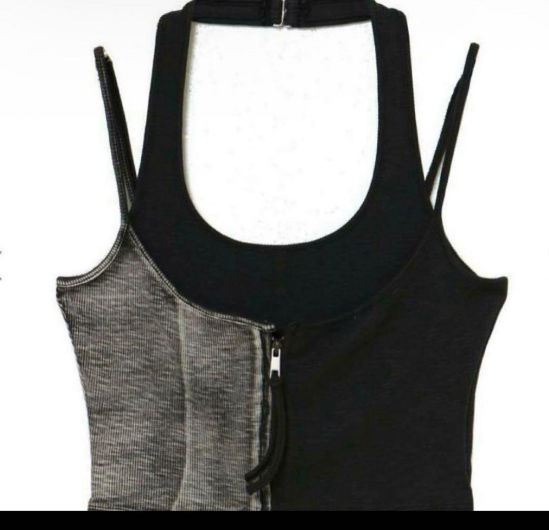 トップス melt the lady halterneck layered tops