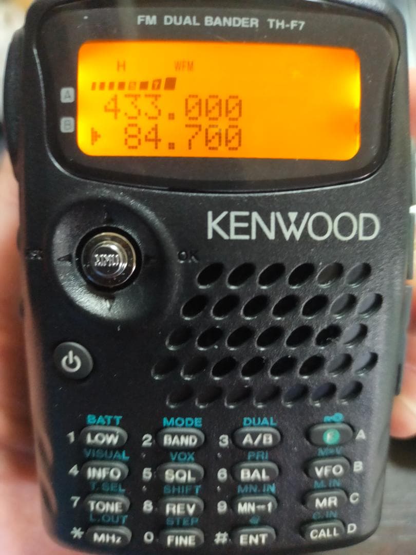 【値下げ！】ＫＥＮＷＯＯＤ　アマチュア無線機　ＴＨ－Ｆ７セット