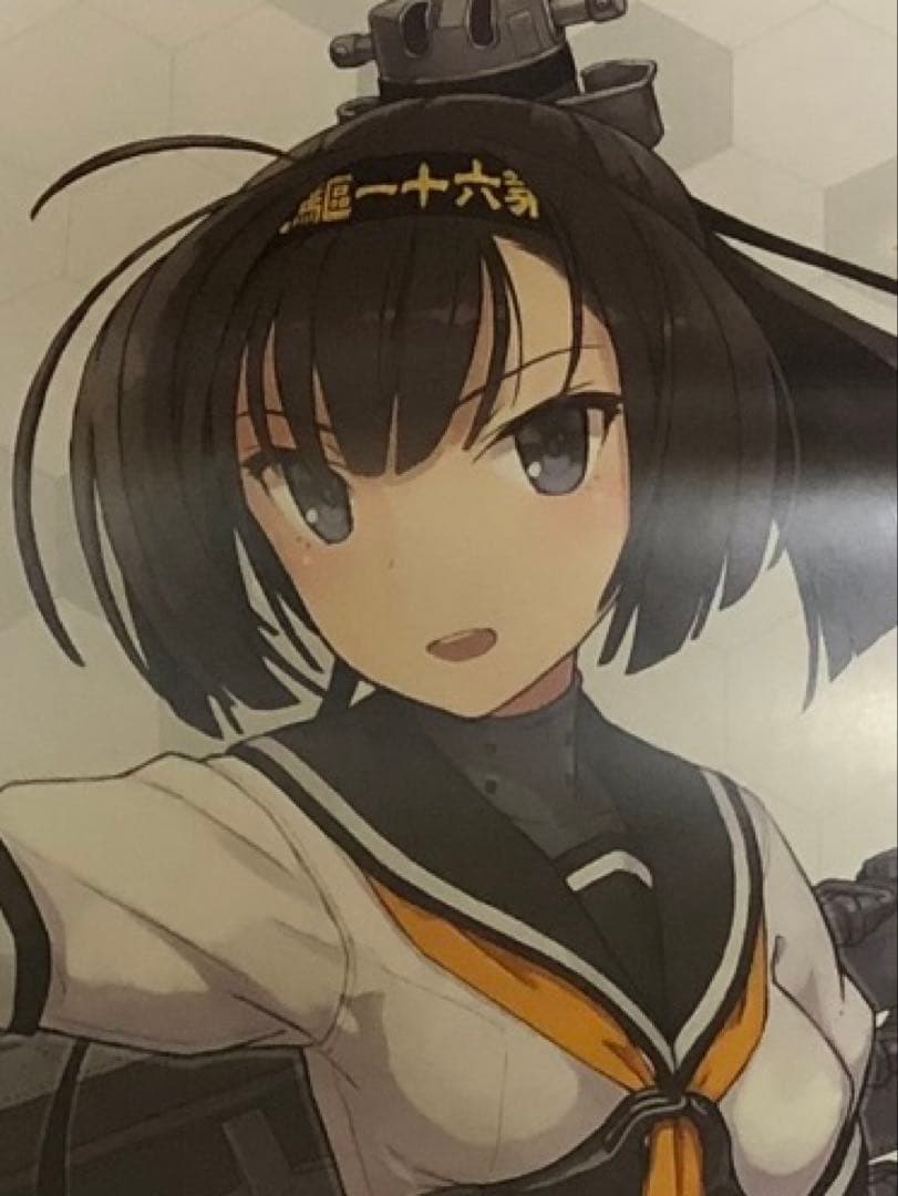 【非売品】艦隊これくしょん 艦これ改 秋月 ② B2 半裁 サイズ ポスター