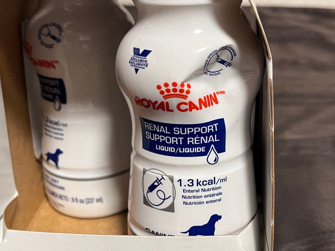 ロイヤルカナン　腎臓サポート　リキッド7本　メディムース1つ