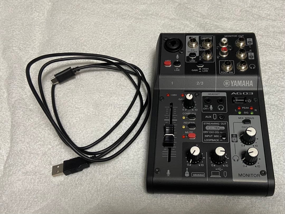 YAMAHA AG03 MK2 ブラック