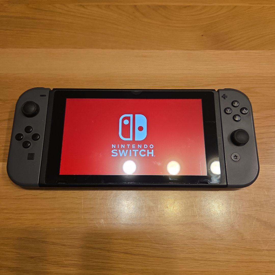 Nintendo Switch 本体 グレー 付属品付き【LANアダプター付】
