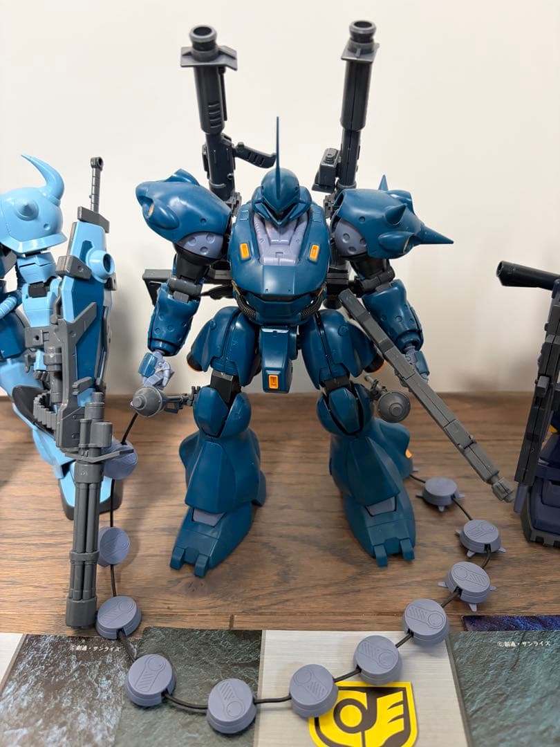 MG グフカスタム、ケンプファー、ガンダムMk-Ⅱ ジャンク