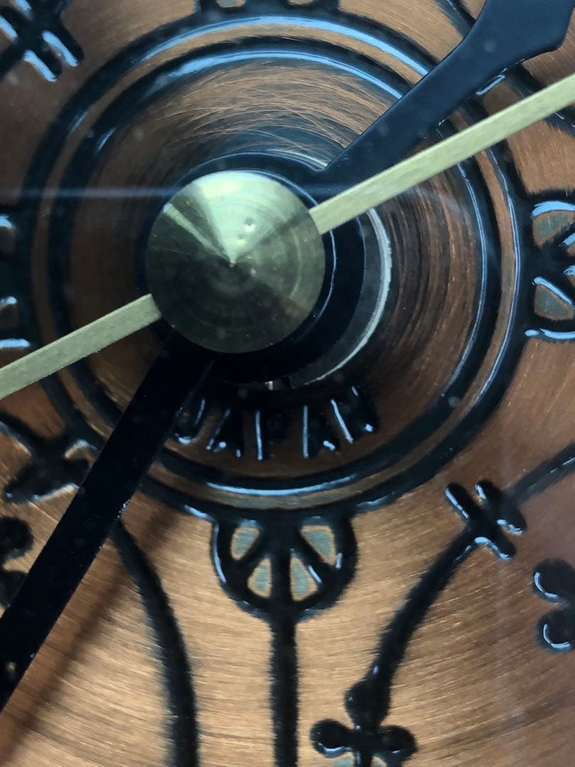 希少♦️LANDEX♦️国産♦️懐中時計型 ヴィンテージ時計♦️美品 いぶし金♦️電池式