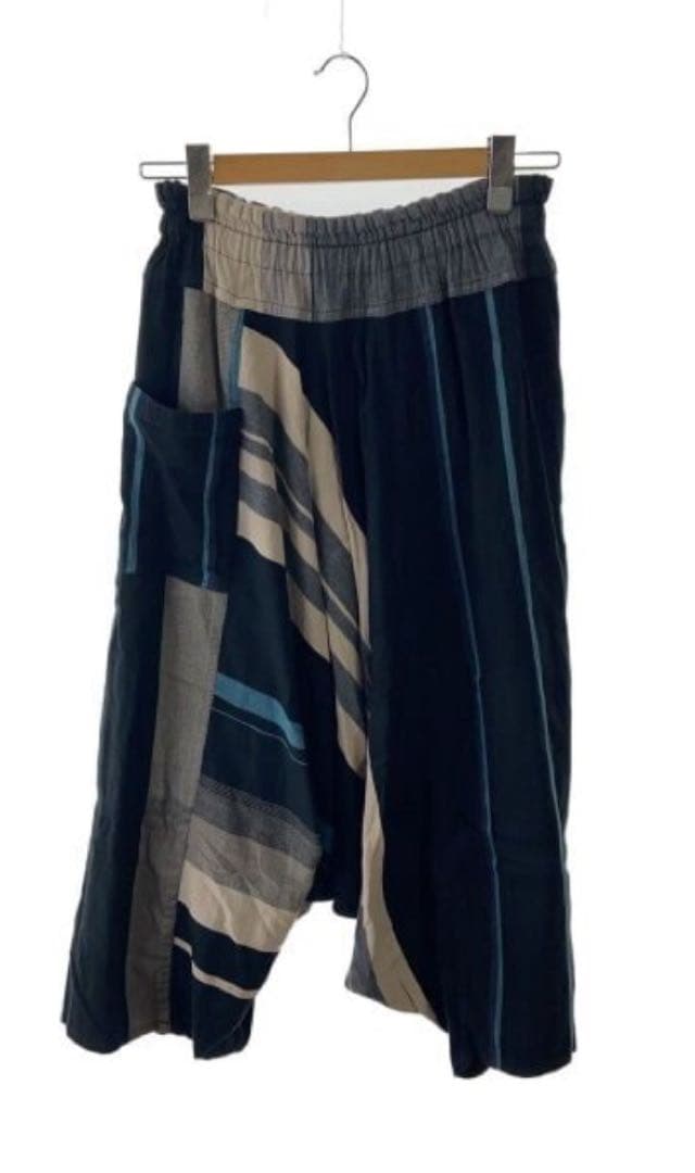 タマキニイメtamakiniimeストライプ サルエルパンツ ポケット付き