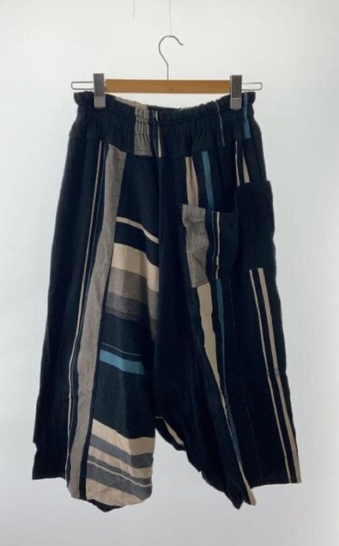 タマキニイメtamakiniimeストライプ サルエルパンツ ポケット付き