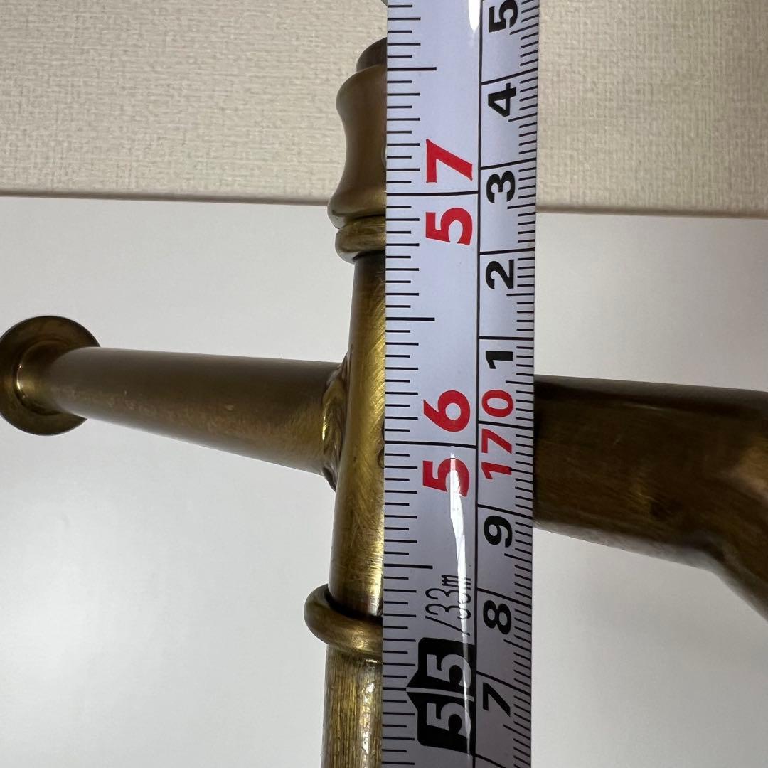 ① アンティークゴールド　傾斜ハンガーラック デコラタイプ