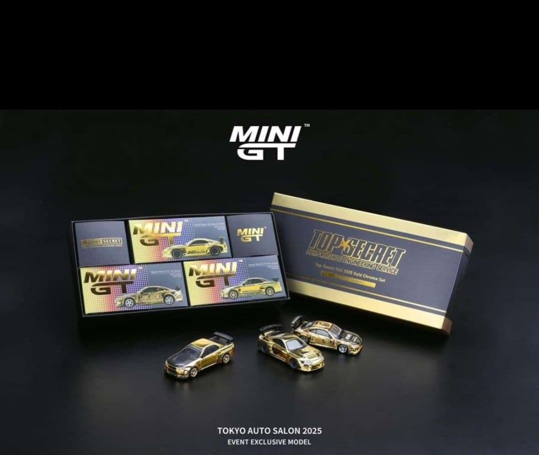 MINI GT TOP SECRET 東京オートサロン2025 ミニカー 3台
