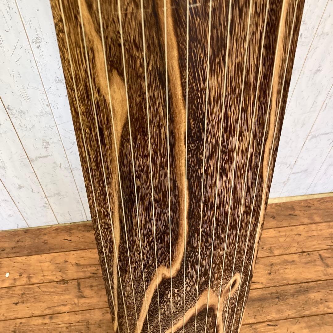 昭和レトロ すだれ彫り 13弦 琴 和楽器 弦楽器 伝統工芸 レトロ