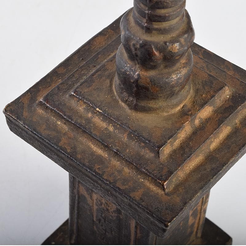 仏教美術　古銅鍍金　日光山　中善寺　御賓塔　仏塔　時代箱付　D　R9487