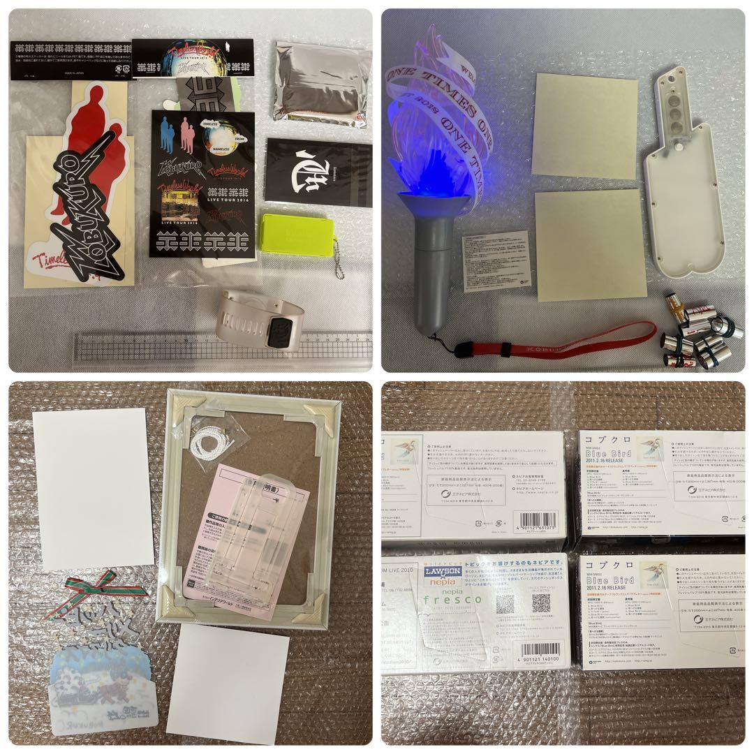 【9割 新品】コブクロ グッズ まとめ売り FC限定 ステッカー 非売品 DVD