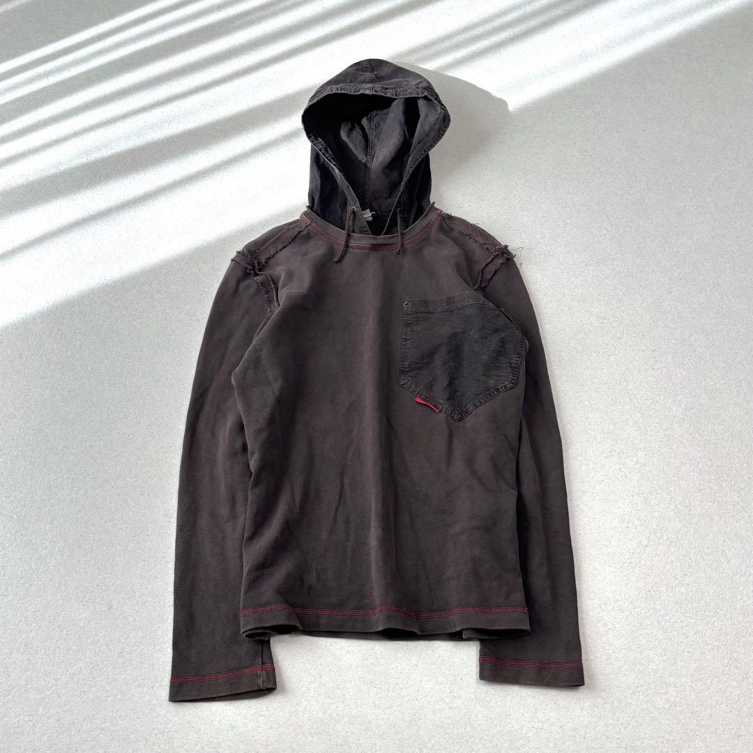 トップス Dolce&Gabbana Different Material Hooded