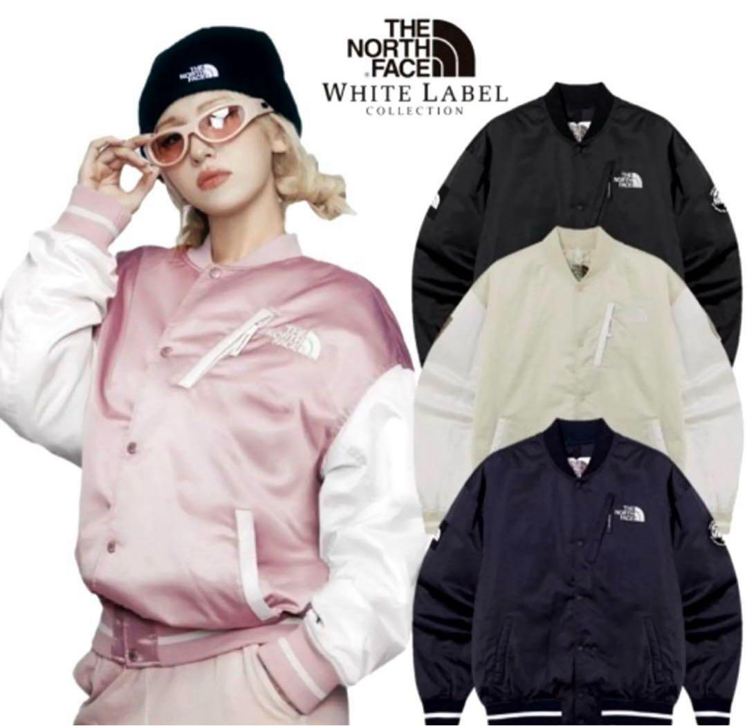 ノースフェイス　ロゴ刺繍 ワッペン スタジャン プレイヤーヴァーシティジャケット