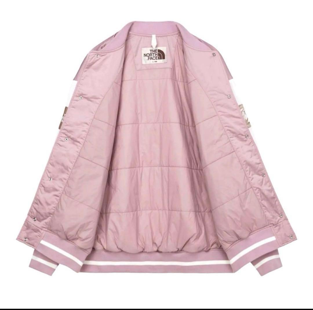 ノースフェイス　ロゴ刺繍 ワッペン スタジャン プレイヤーヴァーシティジャケット