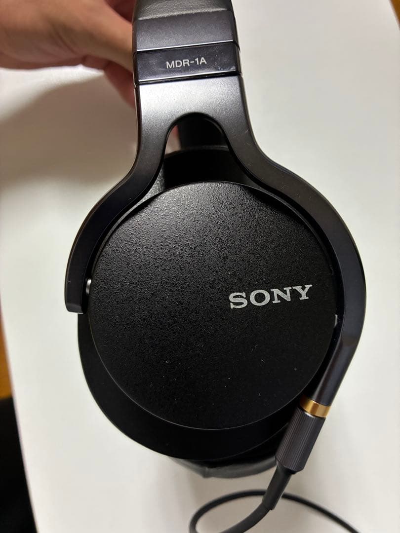 【本日のみ値下げ！】SONY MDR-1A ブラック 有線ヘッドホン