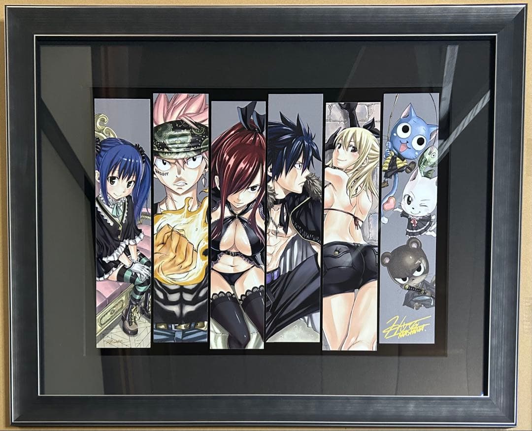 FAIRYTAILフェアリーテイル版画真島ヒロ先生直筆サイン入り