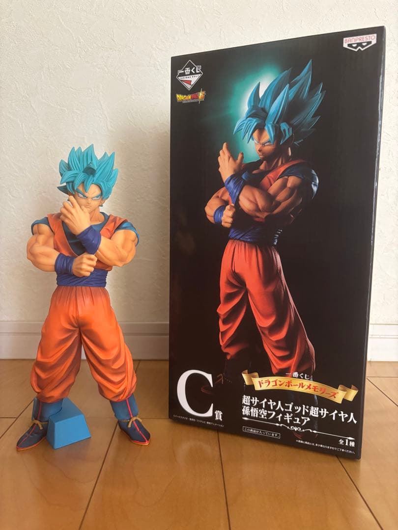 一番くじ ドラゴンボール メモリーズ C賞 孫悟空 超サイヤ人ゴッドブルー