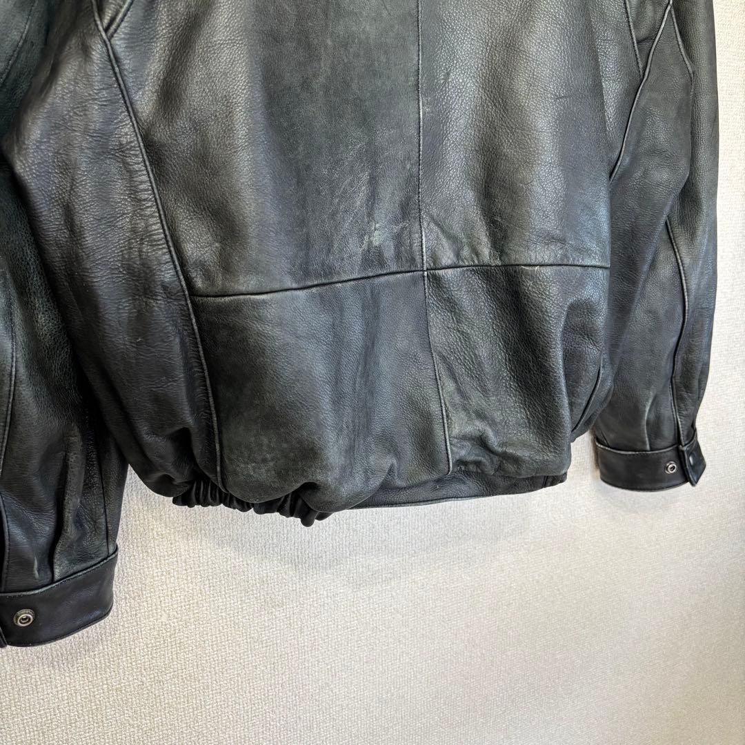 ウィルソンズ　レザージャケット　本革　トラッカー　アメリカ古着　L 2711