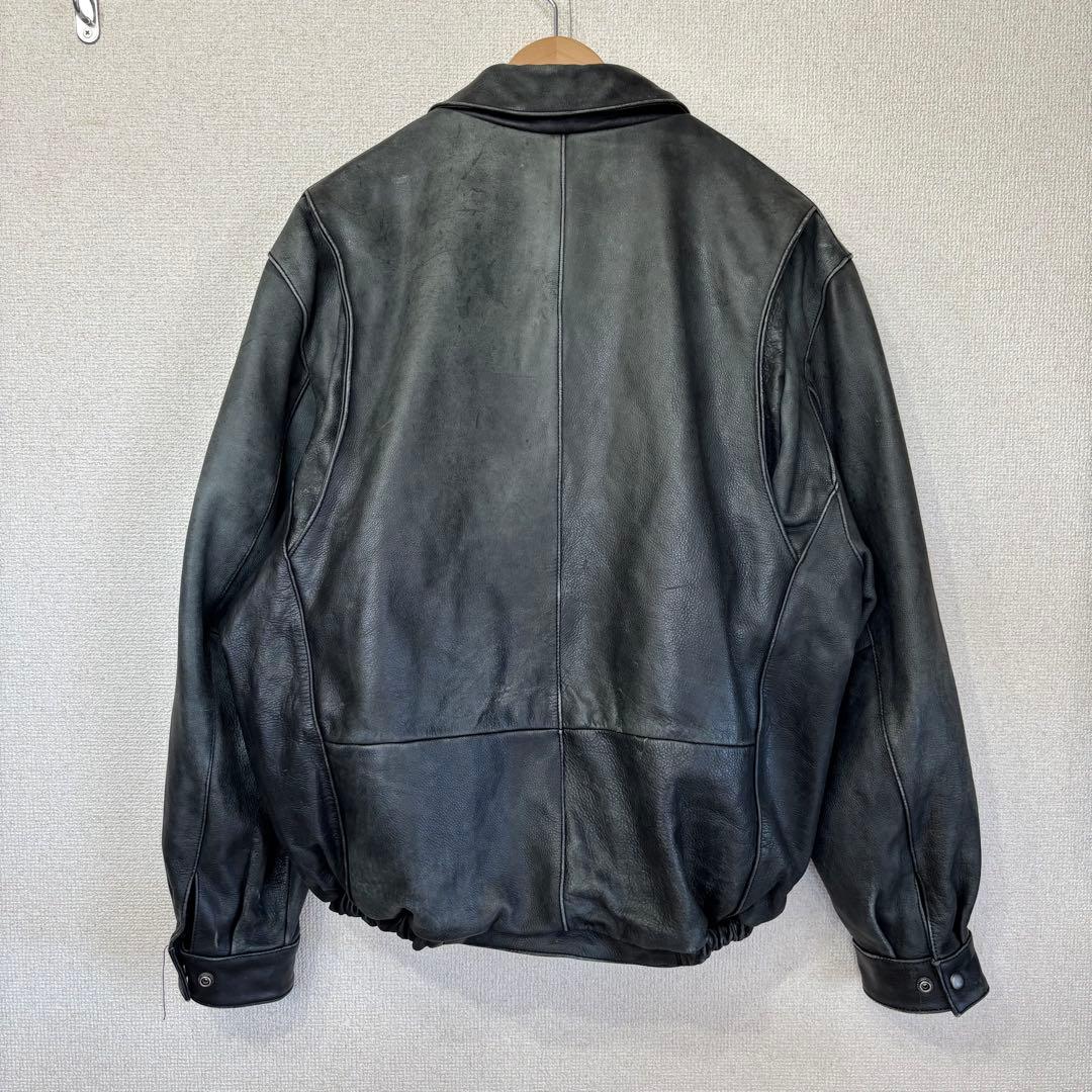 ウィルソンズ　レザージャケット　本革　トラッカー　アメリカ古着　L 2711