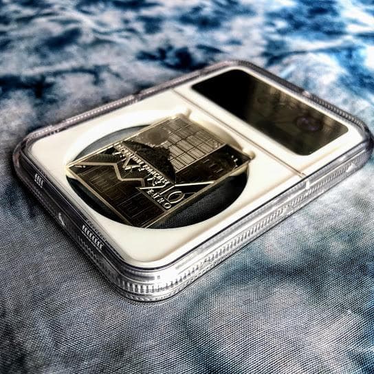 【希少】2020 フランス ゴッホ 記念 銀貨 PF70 UC COA付