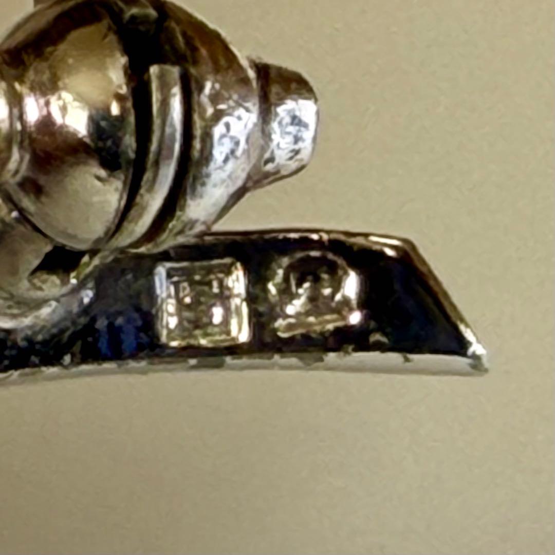 ☆極美品☆MIKIMOTO ミキモト　パールブローチ　シルバー　リアルパール