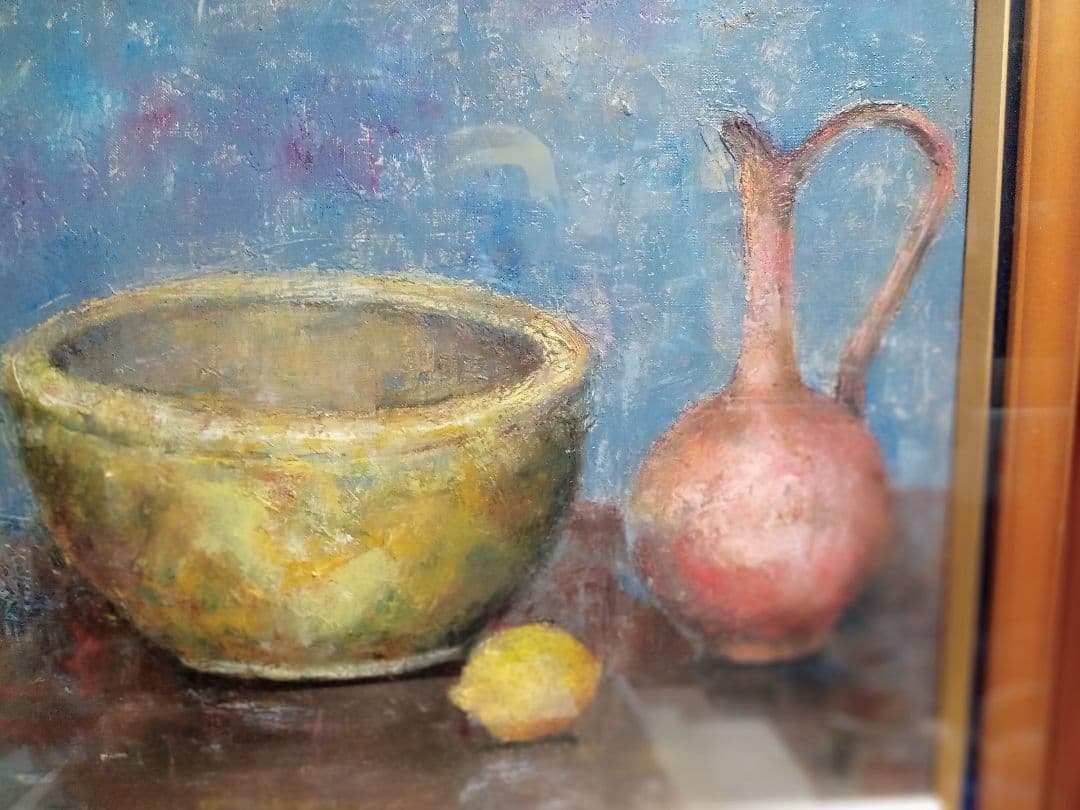 サインはありませんが秀作ですＦ10号直筆油絵です