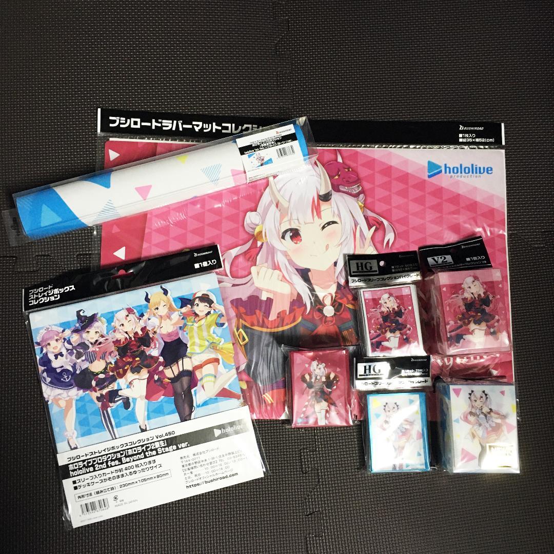 百鬼あやめ スリーブ ラバーマット デッキホルダー ストレイジボックス 計８種