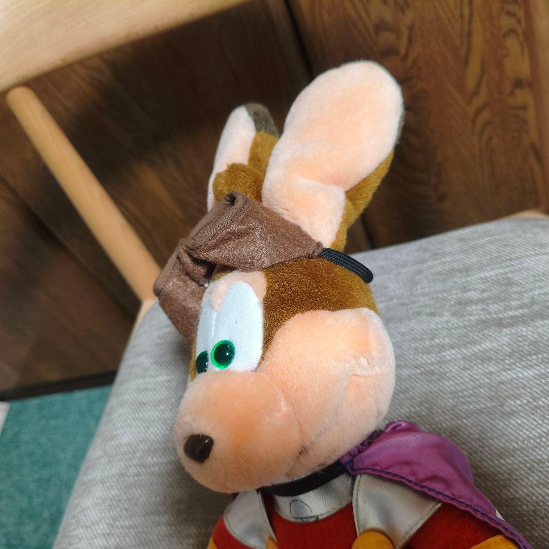 スペースワールド　ラッキーラビット　ぬいぐるみ　当時物　遊園地