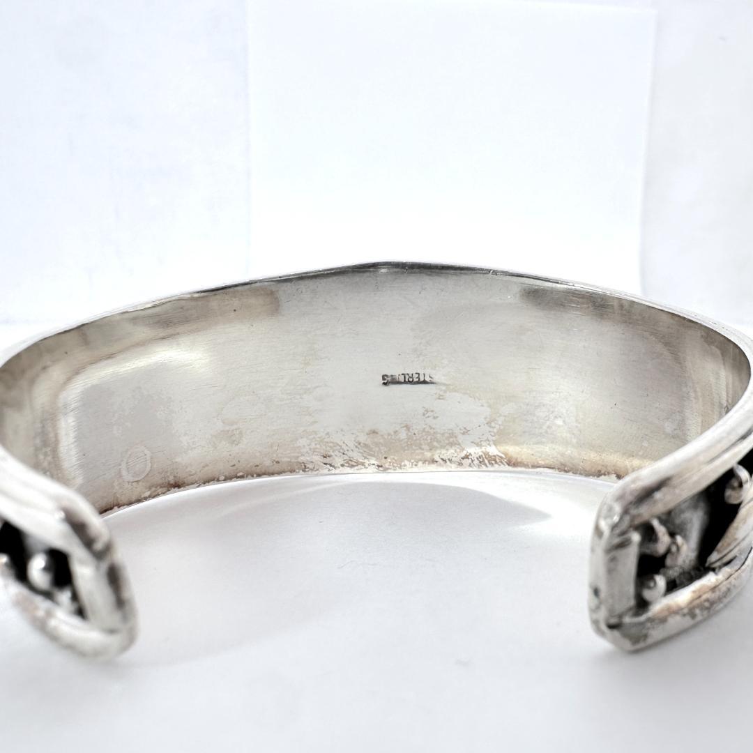 ビンテージ インディアンジュエリー ターコイズ バングル シルバー