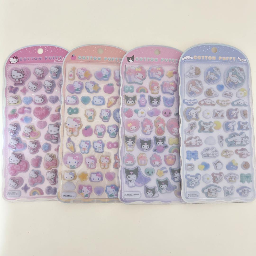 サンリオ　ボンボンドロップシール　ミニ　♡ キティ　マイメロ　はぴだんぶい