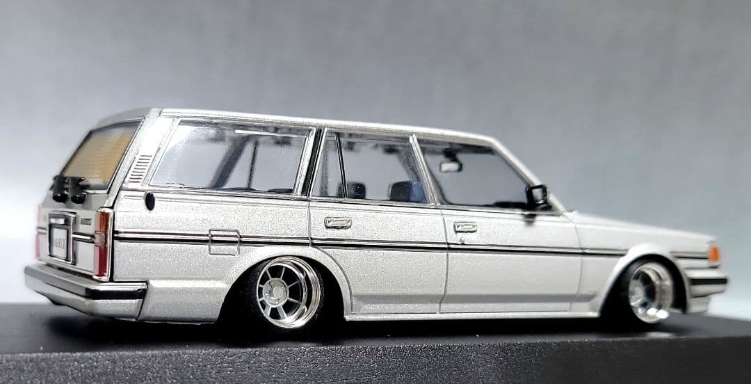 1/43　GX70　マークⅡワゴン改　ハヤシストリート　アルミ製深リム　DISM