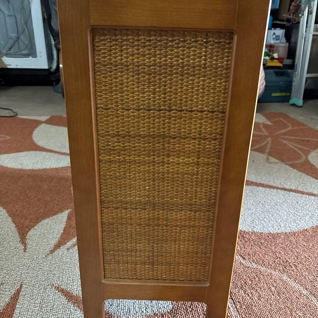 カリモク　電話台　FAX台　キャビネット　昭和レトロ