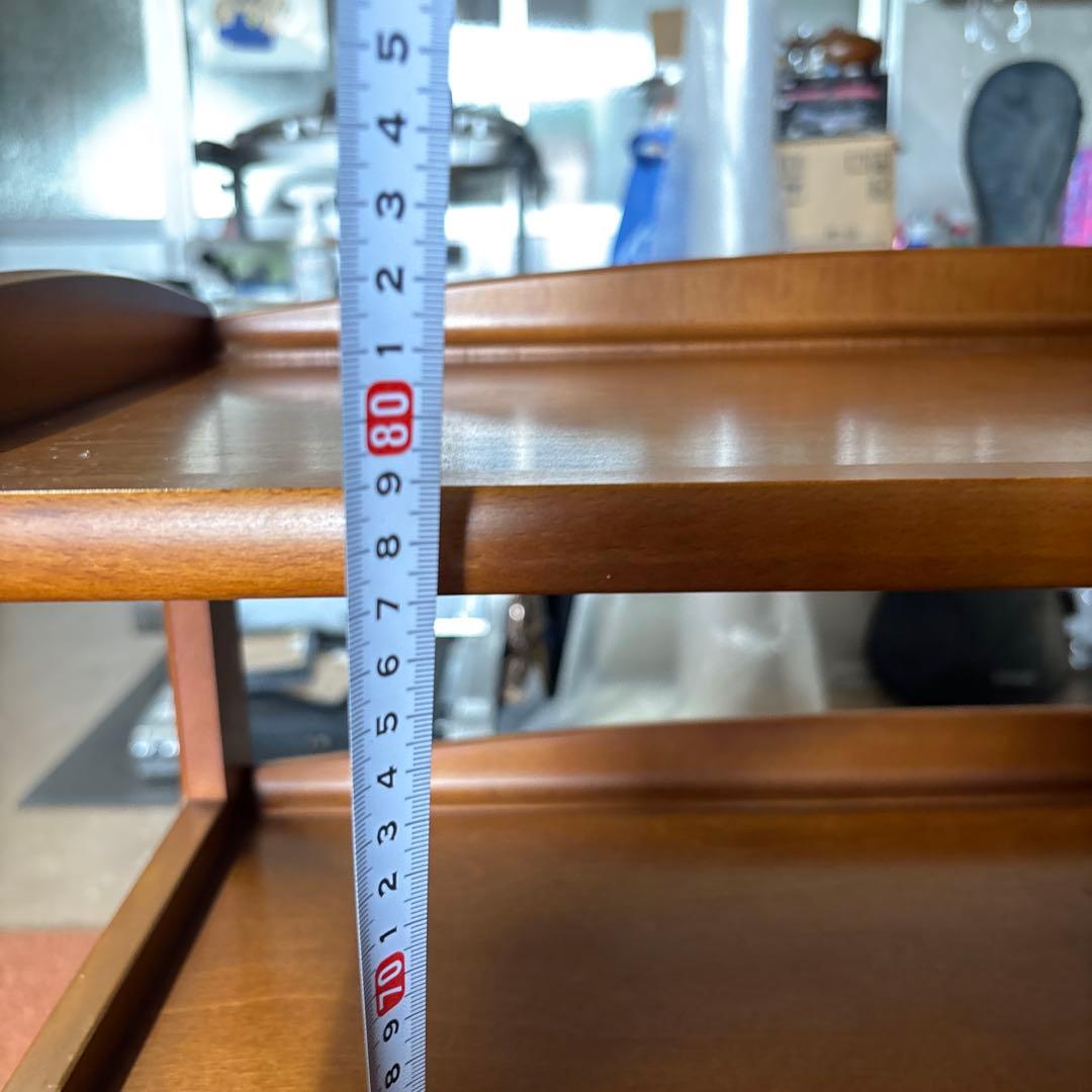 カリモク　電話台　FAX台　キャビネット　昭和レトロ