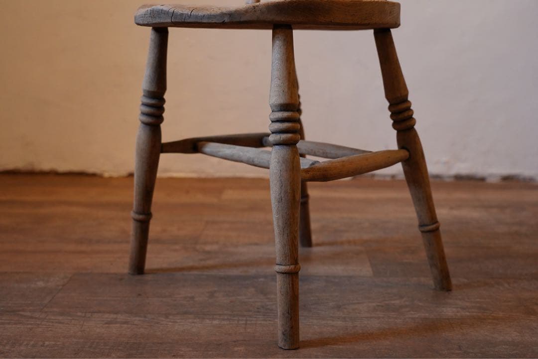 フランスアンティークチェア　椅子　古木　プリミティブ 1800年代　オーク