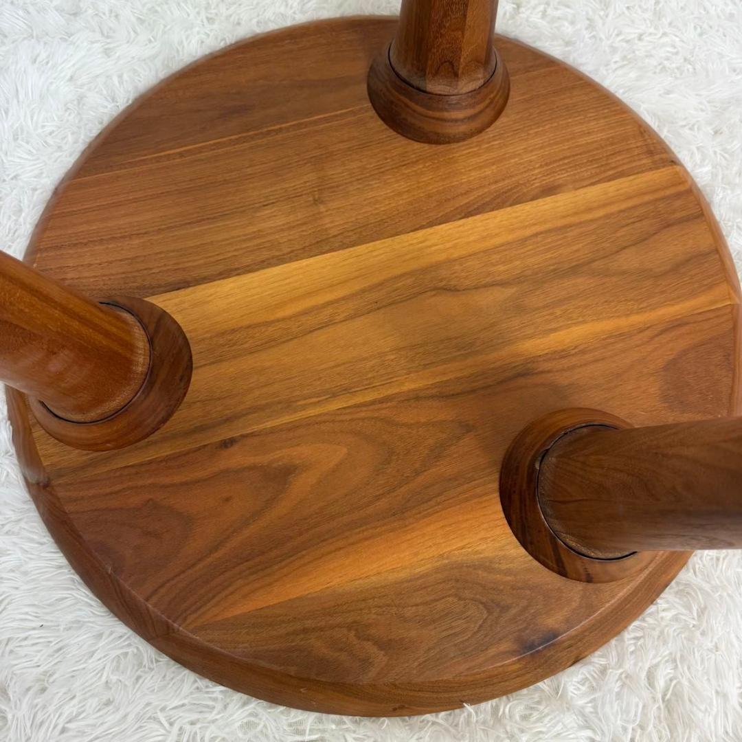 【北欧風】サイドテーブル　ナチュラル　ブラウン　オーク材　814-15