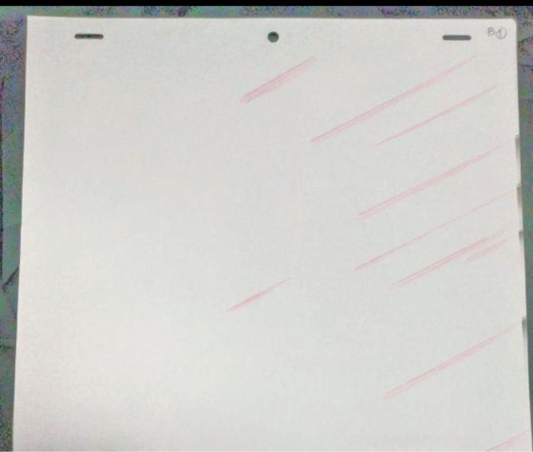 ドラゴンボールGT トランクス セル画 背景付 原画 動画 タイムシート セット