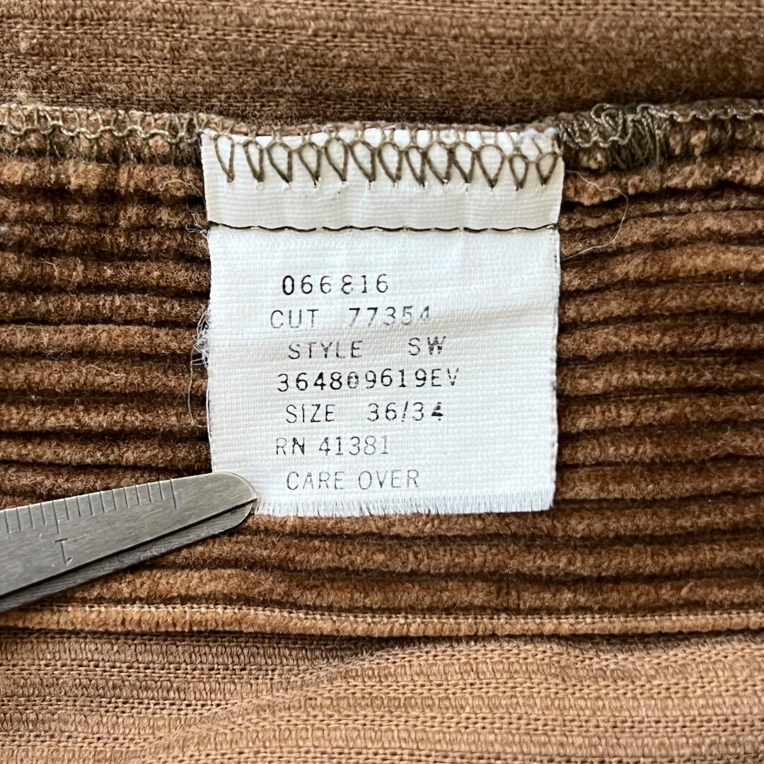 ポロバイ ラルフローレン W36 コーデュロイ チノパン USA 茶 18208