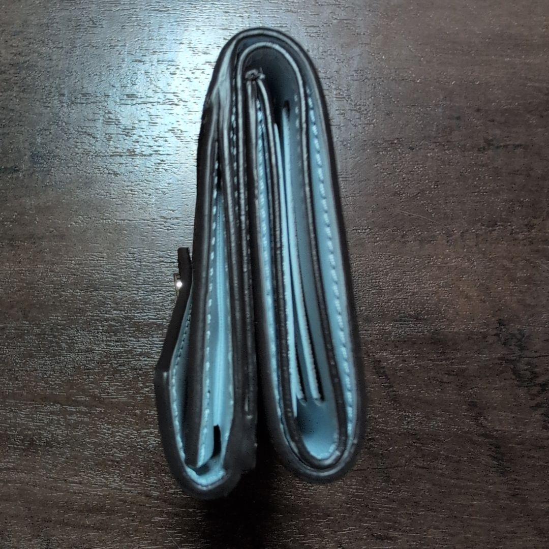 ルイヴィトン ポルトフォイユセレスト モノグラム 三つ折り財布 希少カラーブルー